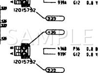 1987 Chevrolet P20 VAN  5.7 V8 GAS Wiring Diagram