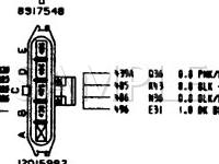 1987 GMC V2500 Suburban  5.7 V8 GAS Wiring Diagram