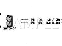 1987 GMC P25/P2500 VAN  6.2 V8 DIESEL Wiring Diagram