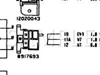 1987 Chevrolet V20 Suburban  7.4 V8 GAS Wiring Diagram