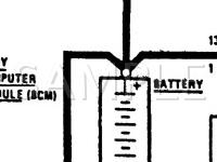 1987 Oldsmobile Toronado Brougham 3.8 V6 GAS Wiring Diagram