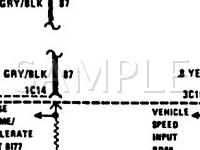 1987 Cadillac Seville  4.1 V8 GAS Wiring Diagram