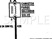 1987 Cadillac Cimarron  2.8 V6 GAS Wiring Diagram