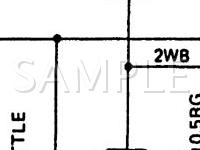 1987 Chevrolet Spectrum  1.5 L4 GAS Wiring Diagram
