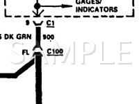 1988 GMC S15 Jimmy  2.8 V6 GAS Wiring Diagram