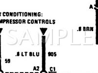 1988 Chevrolet Camaro  2.8 V6 GAS Wiring Diagram