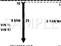 1988 Oldsmobile Firenza  2.0 L4 GAS Wiring Diagram