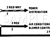1988 Chevrolet Celebrity  2.5 L4 GAS Wiring Diagram