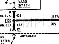 1988 Chevrolet Celebrity  2.5 L4 GAS Wiring Diagram