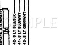 1988 Chevrolet P20 VAN  5.7 V8 GAS Wiring Diagram