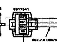 1988 Chevrolet G20 VAN  5.0 V8 GAS Wiring Diagram