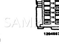1988 GMC V2500 Suburban  5.7 V8 GAS Wiring Diagram
