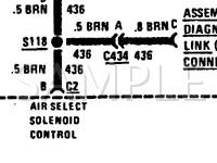 1988 Chevrolet Monte Carlo SS 5.0 V8 GAS Wiring Diagram