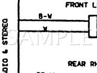 1988 Chevrolet Nova  1.6 L4 GAS Wiring Diagram