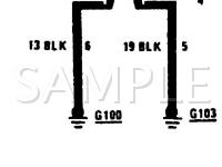 1988 Cadillac Seville  4.5 V8 GAS Wiring Diagram