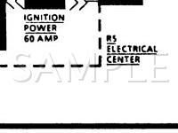 1988 Buick Regal Limited 2.8 V6 GAS Wiring Diagram