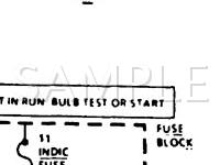 1988 Oldsmobile Cutlass Supreme  2.8 V6 GAS Wiring Diagram
