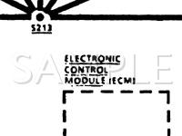 1988 Oldsmobile Cutlass Supreme International 2.8 V6 GAS Wiring Diagram