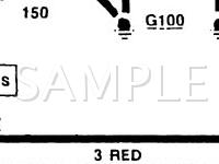 1988 Oldsmobile Cutlass Calais  2.5 L4 GAS Wiring Diagram