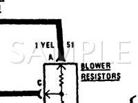 1989 Chevrolet Camaro  5.7 V8 GAS Wiring Diagram