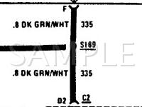 1989 Chevrolet Camaro  2.8 V6 GAS Wiring Diagram