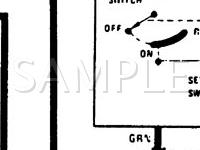 1989 Oldsmobile Cutlass Ciera Cruiser SL 2.5 L4 GAS Wiring Diagram