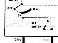 1989 Oldsmobile Cutlass Ciera Cruiser SL 3.3 V6 GAS Wiring Diagram