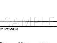 1989 Chevrolet Celebrity  2.5 L4 GAS Wiring Diagram