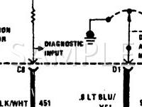 1989 Chevrolet Corvette  5.7 V8 GAS Wiring Diagram