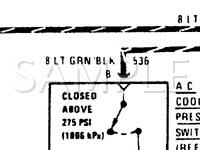 1989 Oldsmobile 98 Regency 3.8 V6 GAS Wiring Diagram