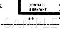 1989 Pontiac Safari  5.0 V8 GAS Wiring Diagram