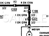 1989 Cadillac Fleetwood Brougham 5.0 V8 GAS Wiring Diagram