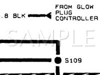 1989 Chevrolet G20 VAN  6.2 V8 DIESEL Wiring Diagram