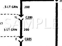 1989 Oldsmobile Cutlass Supreme International 2.8 V6 GAS Wiring Diagram