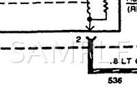 1989 Oldsmobile Toronado Trofeo 3.8 V6 GAS Wiring Diagram