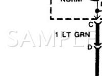 1989 Oldsmobile Cutlass Calais SL 3.3 V6 GAS Wiring Diagram