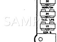 1990 Chevrolet Astro  4.3 V6 GAS Wiring Diagram