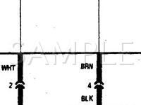 1990 Chevrolet Beretta GT 3.1 V6 GAS Wiring Diagram