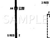 1990 Chevrolet Corsica LT 2.2 L4 GAS Wiring Diagram