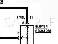 1990 Chevrolet Camaro RS 5.0 V8 GAS Wiring Diagram