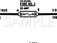 1990 Chevrolet Camaro IROC-Z 5.0 V8 GAS Wiring Diagram