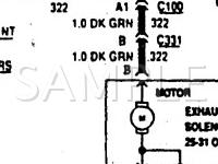 1990 Cadillac Fleetwood Brougham 5.7 V8 GAS Wiring Diagram