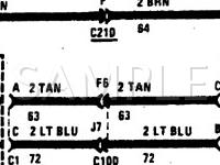 1990 Chevrolet Celebrity  3.1 V6 GAS Wiring Diagram