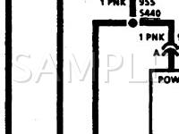 1990 Chevrolet Corvette  5.7 V8 GAS Wiring Diagram