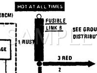 1990 Cadillac Deville  4.5 V8 GAS Wiring Diagram