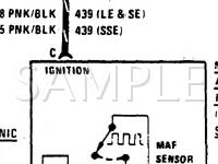 1990 Pontiac Bonneville SSE 3.8 V6 GAS Wiring Diagram