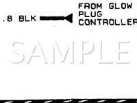 1990 Chevrolet G20 VAN  6.2 V8 DIESEL Wiring Diagram
