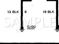 1990 Cadillac Seville  4.5 V8 GAS Wiring Diagram