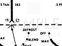 1990 Chevrolet Lumina Euro 3.1 V6 GAS Wiring Diagram