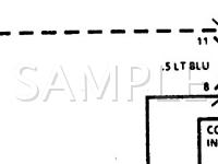 1990 Chevrolet Lumina Euro 3.1 V6 GAS Wiring Diagram